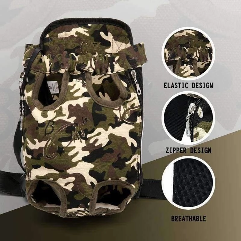 Rynx | Pets Chest Backpack Legs Made Breathable Small Dog Carrier Bag Walking Traveling Puppies Front Chest Carrier for Pets Large Cat ZNP13