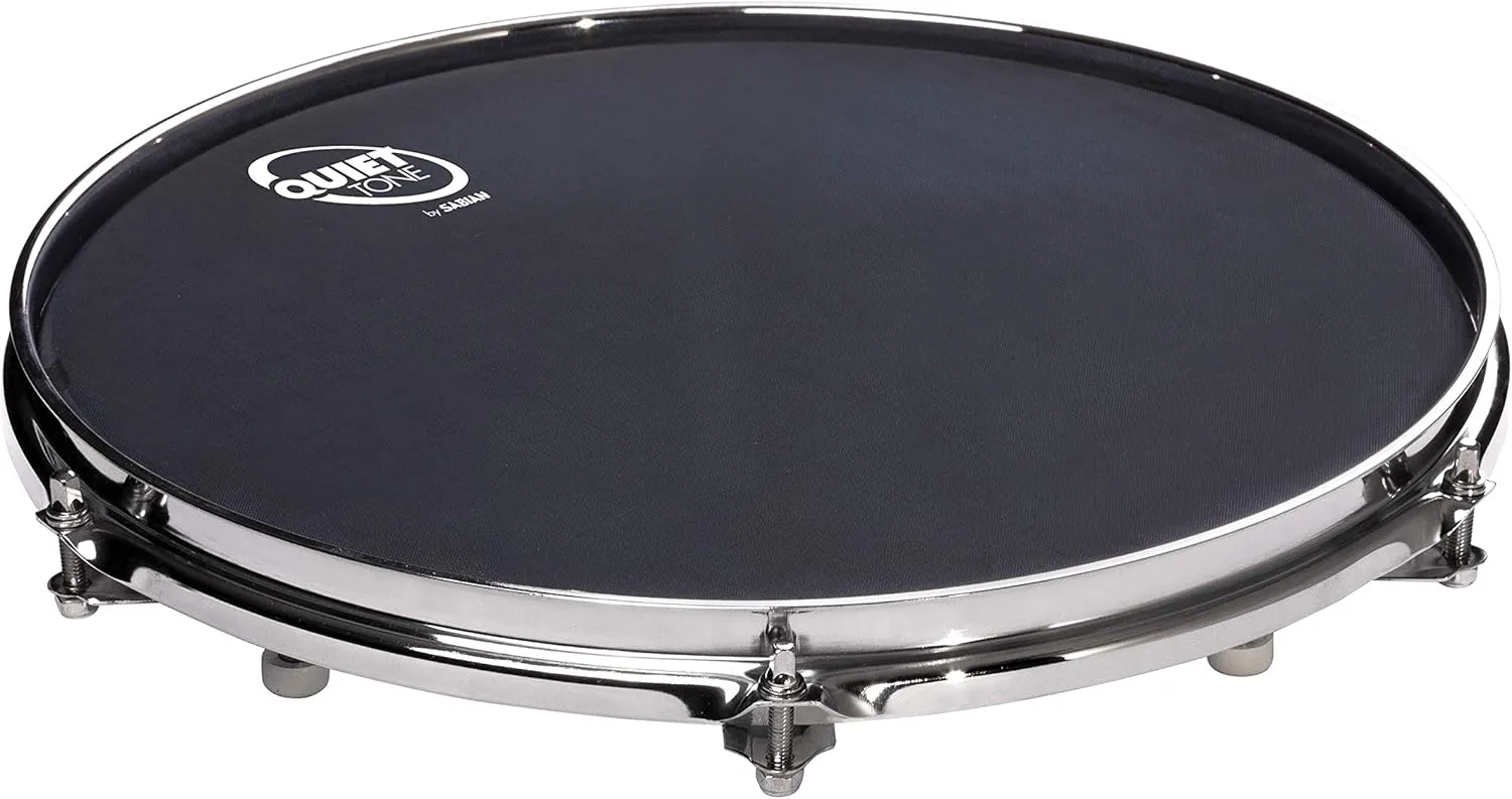 Sabian Quiet Tone Mesh 10" Practice Pad, Black, (QTM10)