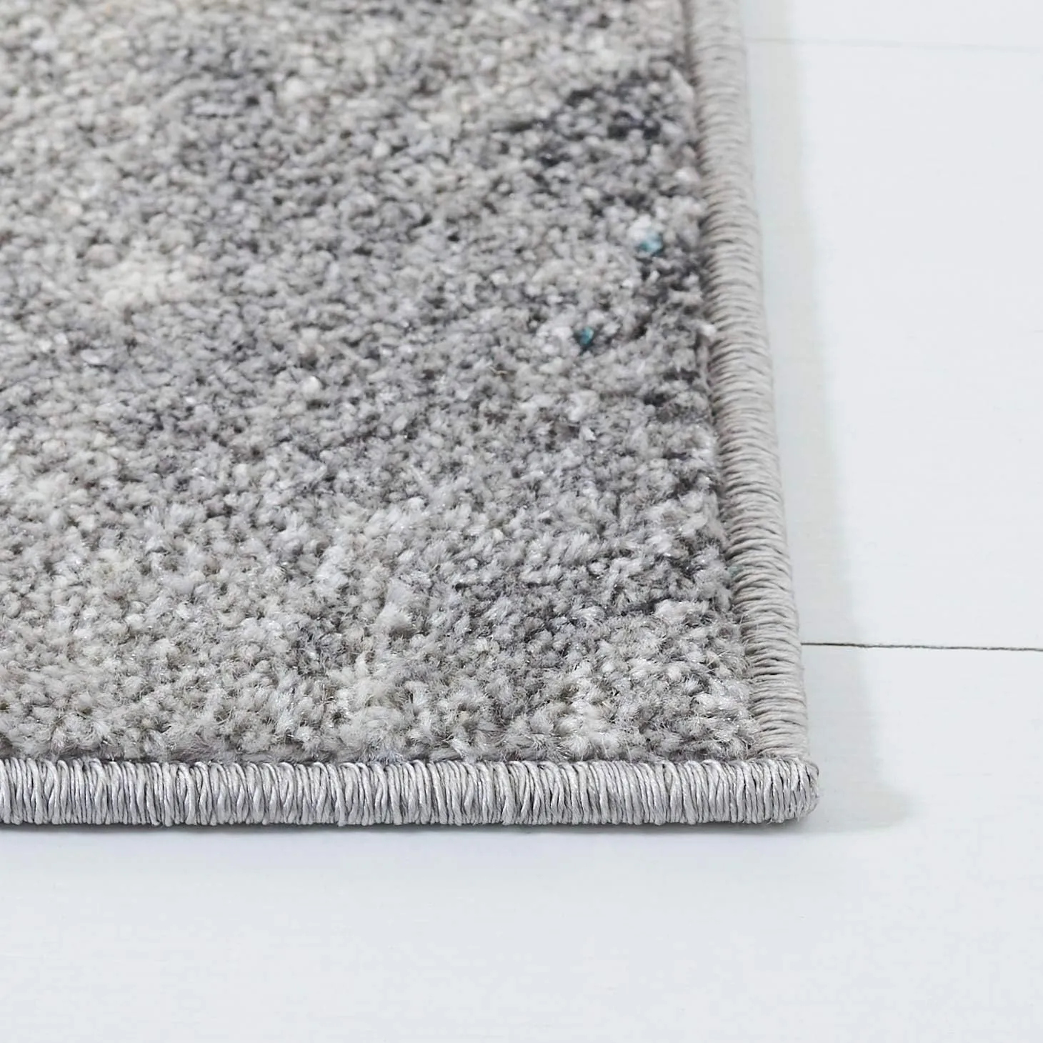 SAFAVIEH Adirondack Collection Runner Rug - 2'6" x 8', Turquoise & Grey, Modern Abstract Design, Non-Shedding & Easy Care, Ideal for High Traffic Areas in Living Room, Bedroom (ADR134K)