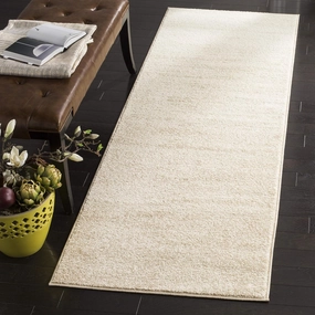 SAFAVIEH Adirondack Collection Runner Rug - 2'6" x 10', Champagne & Cream, Modern Ombre Design, Non-Shedding & Easy Care, Ideal for High Traffic Areas in Living Room, Bedroom (ADR113W)