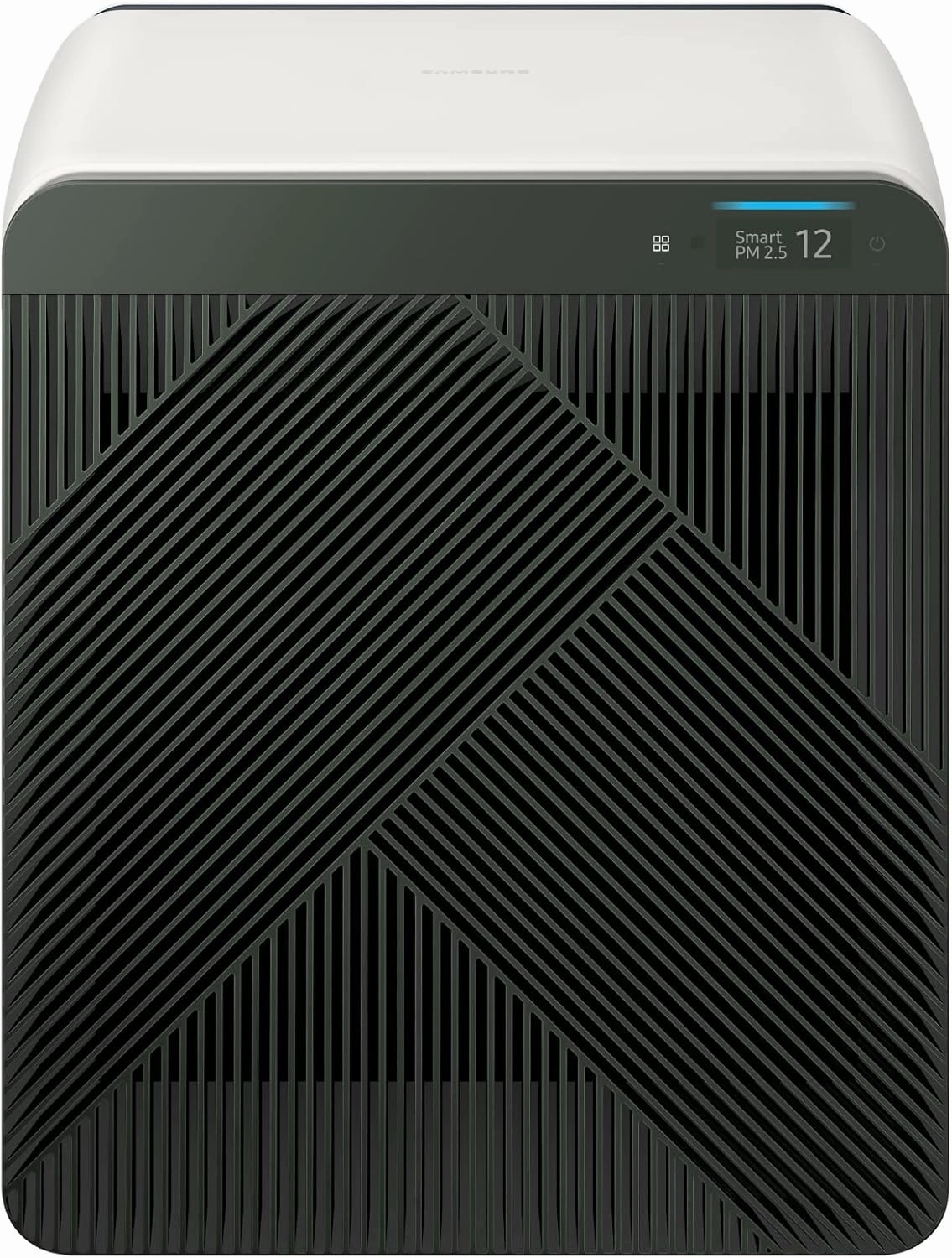 SAMSUNG BESPOKE Cube Air Purifier, Odor Eliminator, Home System w/ HEPA Filtration, 360 Degree Purification, Pet Mode, Smart Control, Traps Dust, AX350A9350N, Forest Green
