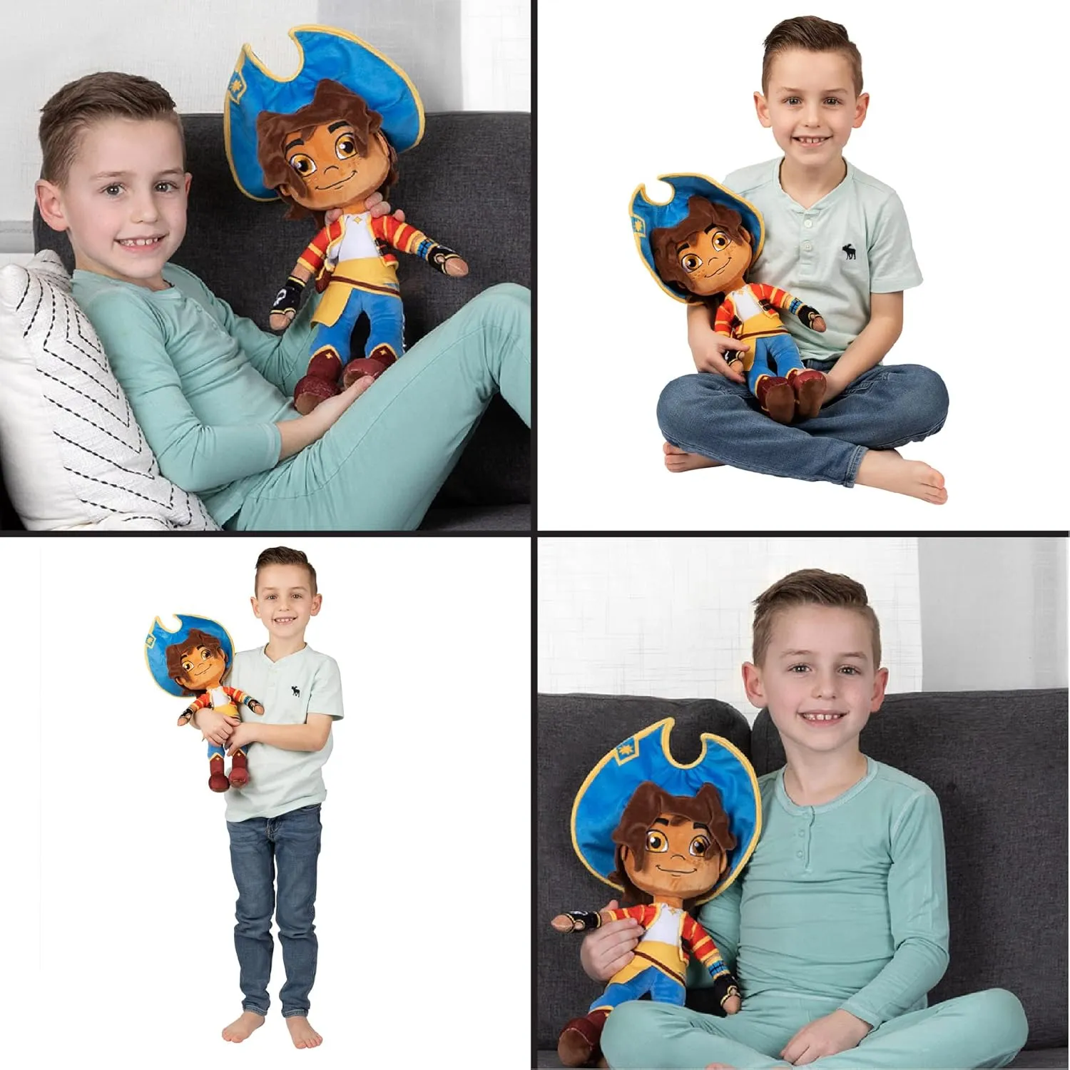Santiago of The Seas Kids Bedding Super Soft Plush Cuddle Pillow Buddy, One Size, By Franco