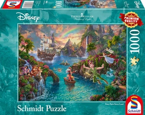 Schmidt 59635 Thomas Kinkade: Disney-Peter Pan Jigsaw Puzzle (1000-Piece)
