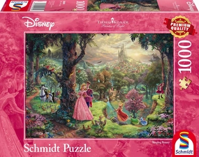 Schmidt | Thomas Kinkade: Disney Sleeping Beauty - 1,000 Pieces | Adult Jigsaw Puzzle | Ages 12 