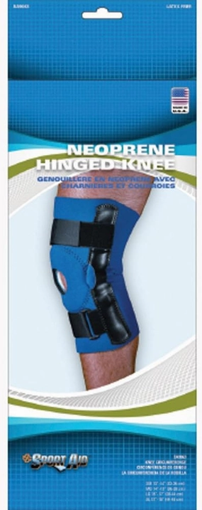 Scott Specialties Neoprene Open Patella Hinged Knee Brace Sport Aid, Large, 0.92 Pound