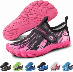 SEEKWAY Barefoot Water Shoes for Kids - Wide Toe Box and Quick-Dry Sand Shoes Toddler for Hiking Swim Beach Pool Kayak Sport Accessories, Camping Essentials Must-Haves for Boys Girls Sizes