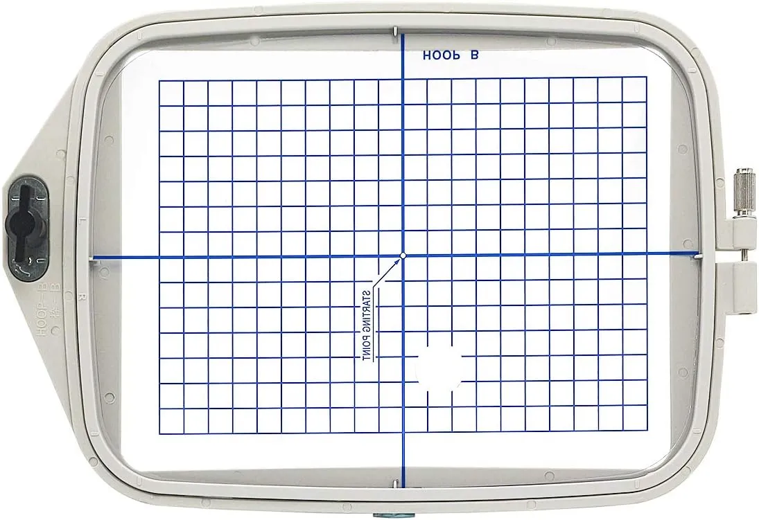 Sew Tech Embroidery Hoop B for Janome MC 350E 300E 9500 9700 10000 10001 Memory Craft Bernina DECO330 340 Elna 820 8200 8300 8600 etc., Sewing and Embroidery Machine Hoops