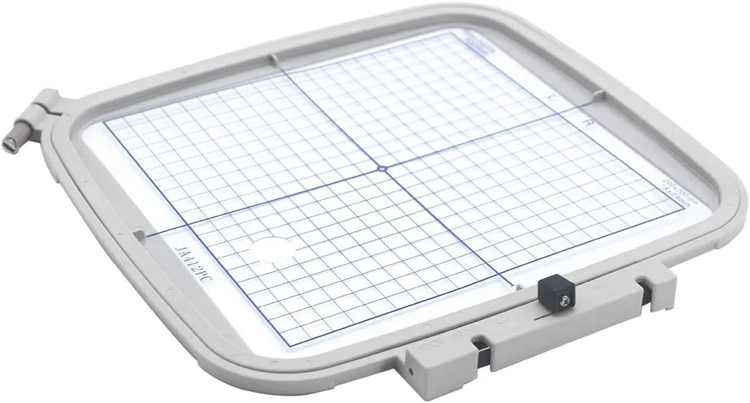 Sew Tech SQ20B Embroidery Hoop for Janome MC 500E 400E 550E Memory Craft Elna Expressive 830 830L etc., Rectangle Small Sewing and Embroidery Machine Hoops