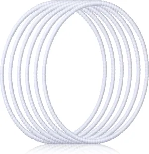 Shappy 6 Pcs Exercise Hoop Detachable Adjustable Plastic Toy Playground Toys Colored Hoop Circles for Teens Games Gymnastics Dog Agility Equipment Party Decor