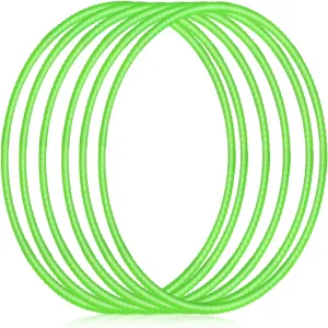 Shappy 6 Pcs Exercise Hoop Detachable Adjustable Plastic Toy Playground Toys Colored Hoop Circles for Teens Games Gymnastics Dog Agility Equipment Party Decor
