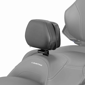 Show Chrome 41-200 Quick Detach Adjustable Driver Backrest Kit with Storage Pouch for Can-Am Spyder 2020  RT, RT LTD
