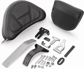 Show Chrome 52-797A Motorcycle Smart Mount Removable Backrest For Honda Goldwing GL1800 2001-17 Fully Adjustable
