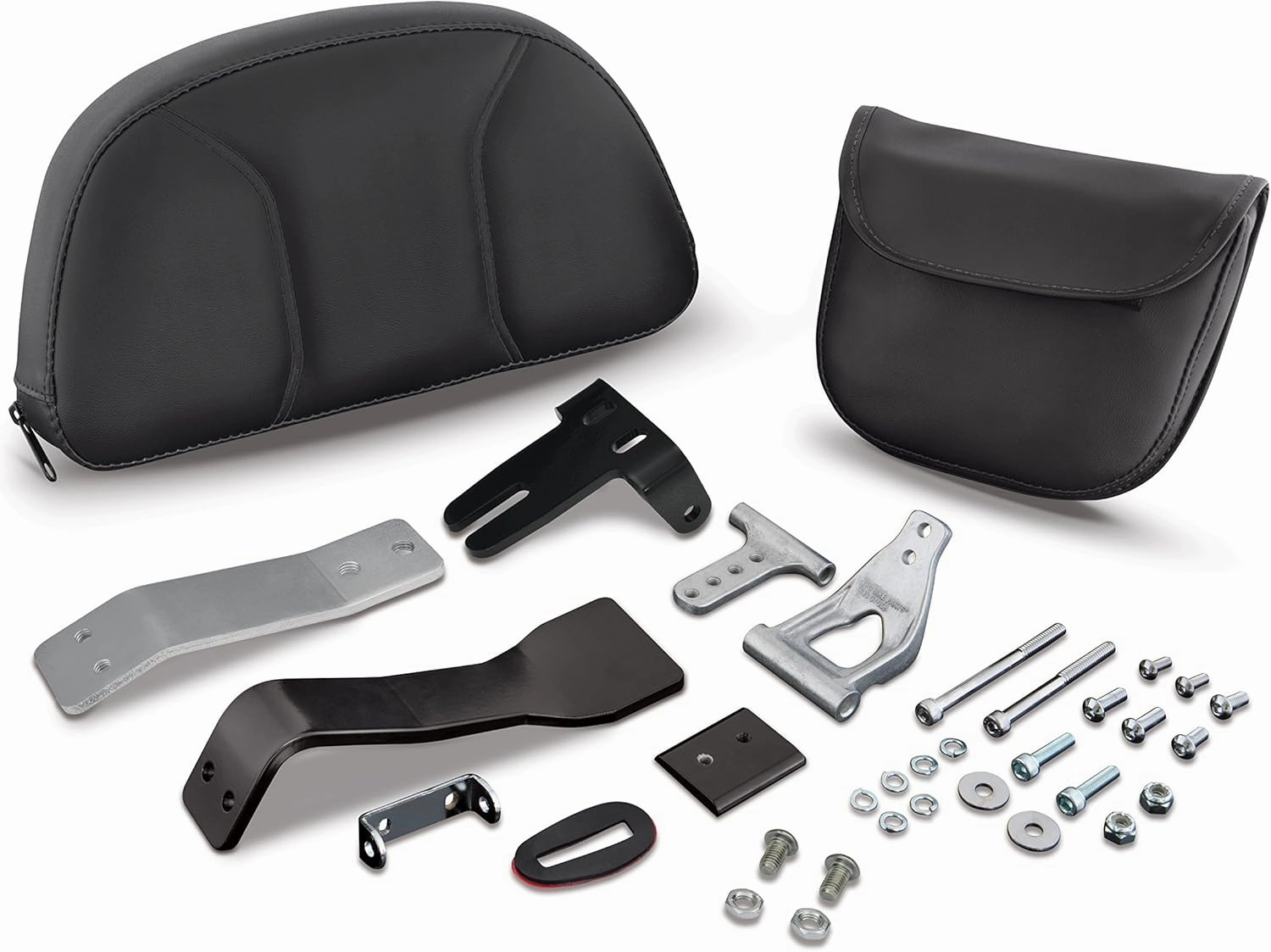 Show Chrome Accessories 41-168A Removable Smart Mount Backrest (Can Am Spyder RT), Black
