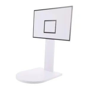 Silent Basketball Hoop for Indoor Use Trash Can Holder for Basketball Easy Install PVC Material