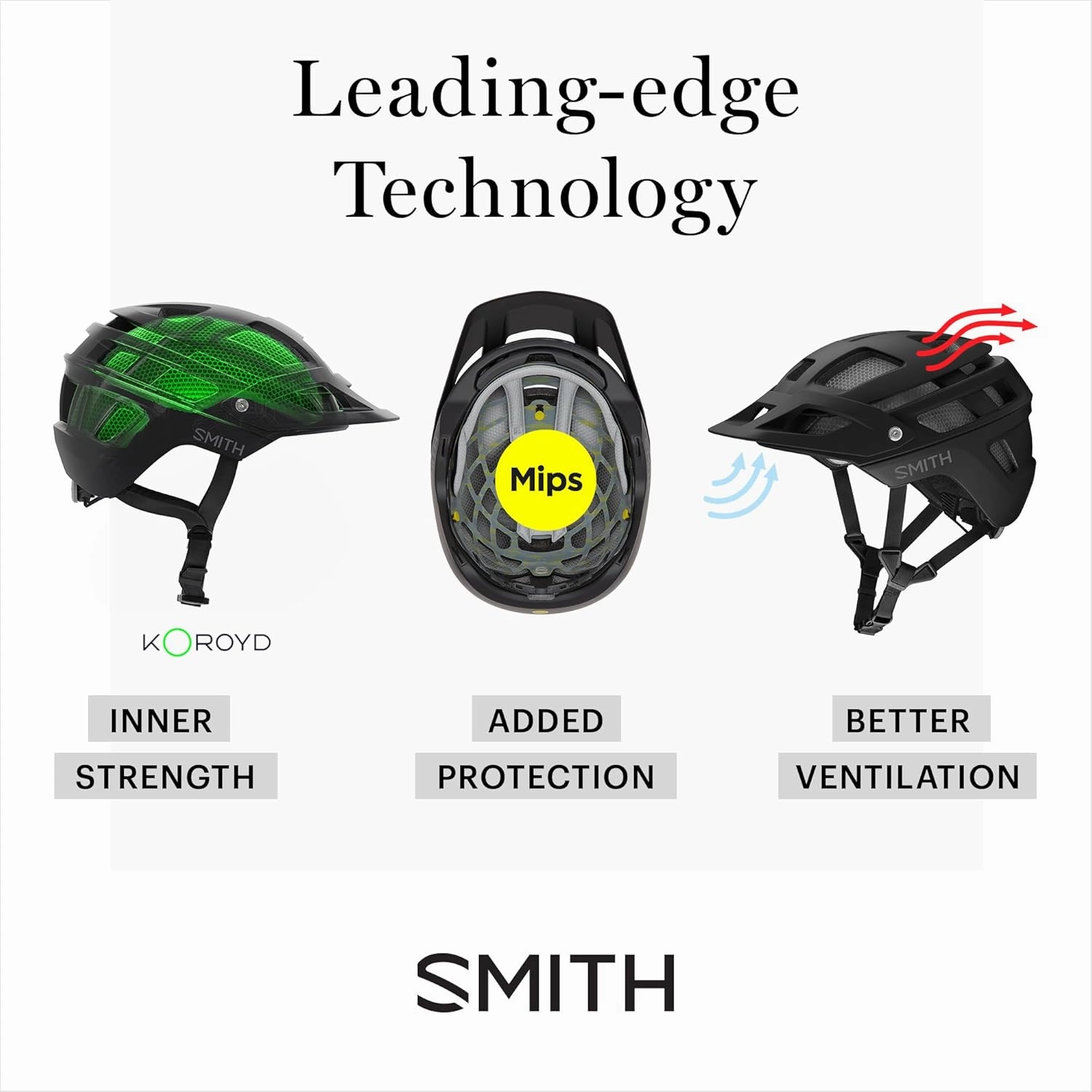Smith Mainline Cycling Helmet – Downhill Adult Mountain Bike Helmet   Koroyd Coverage   MIPS Technology for Men & Women - Adjustable Visor