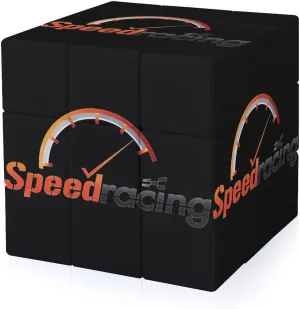 Speed-Racing Adults 3x3x3 Color-Matching Smooth Fully Printed Cube Gift