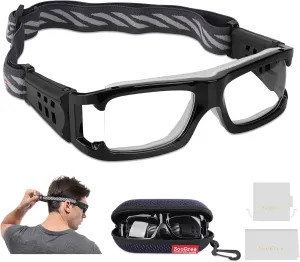 Sports Goggles Glasses Protective Safety Basketball Football Sport Glasses Men Shock Collision Adjustable Glasses