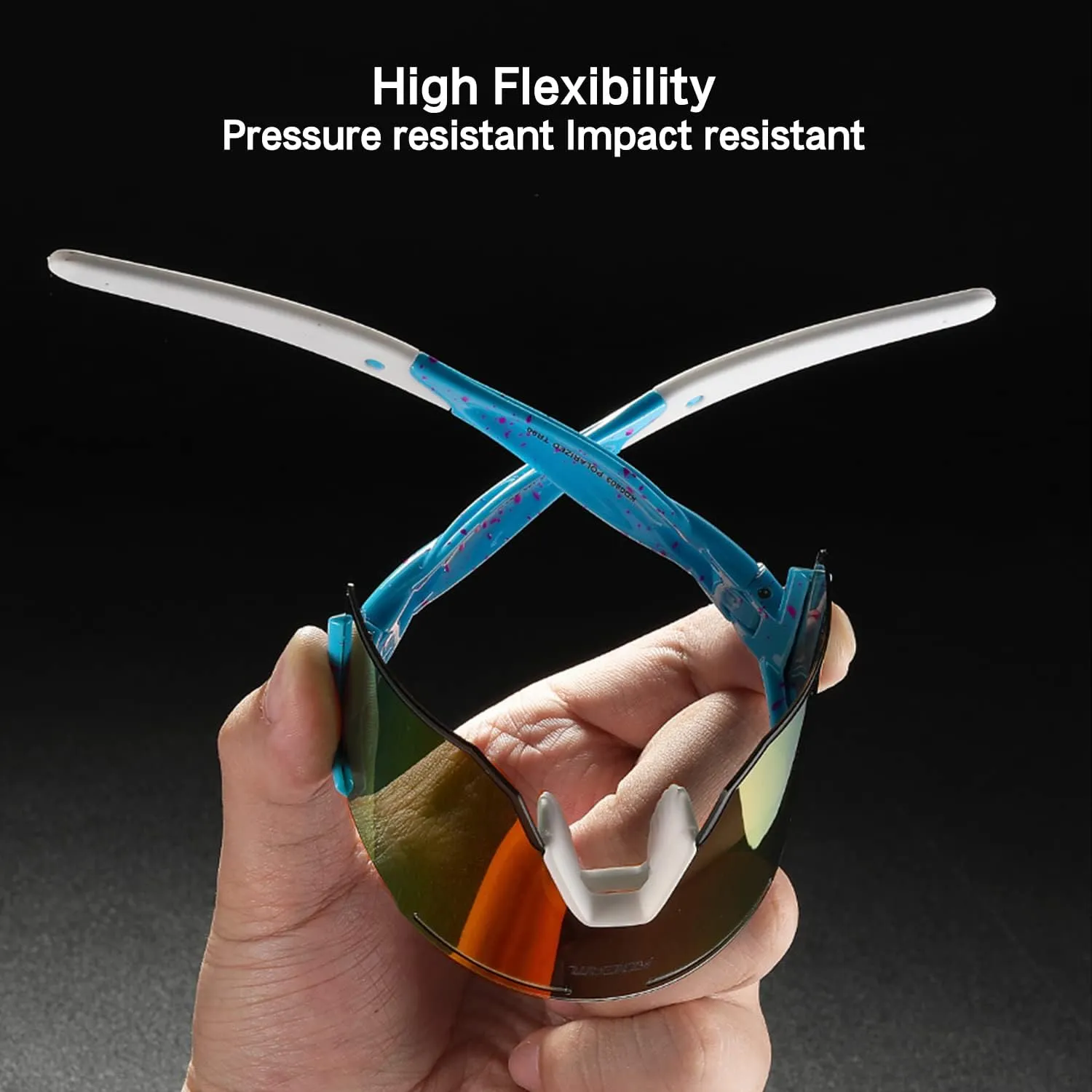 Sports Polarized Sunglasses UV Protection for Youth, Men & Women, Ideal for Cycling Running Baseball Skiing & Softball