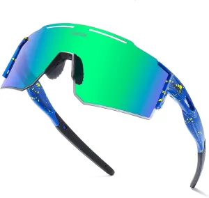 Sports Polarized Sunglasses UV Protection for Youth, Men & Women, Ideal for Cycling Running Baseball Skiing & Softball