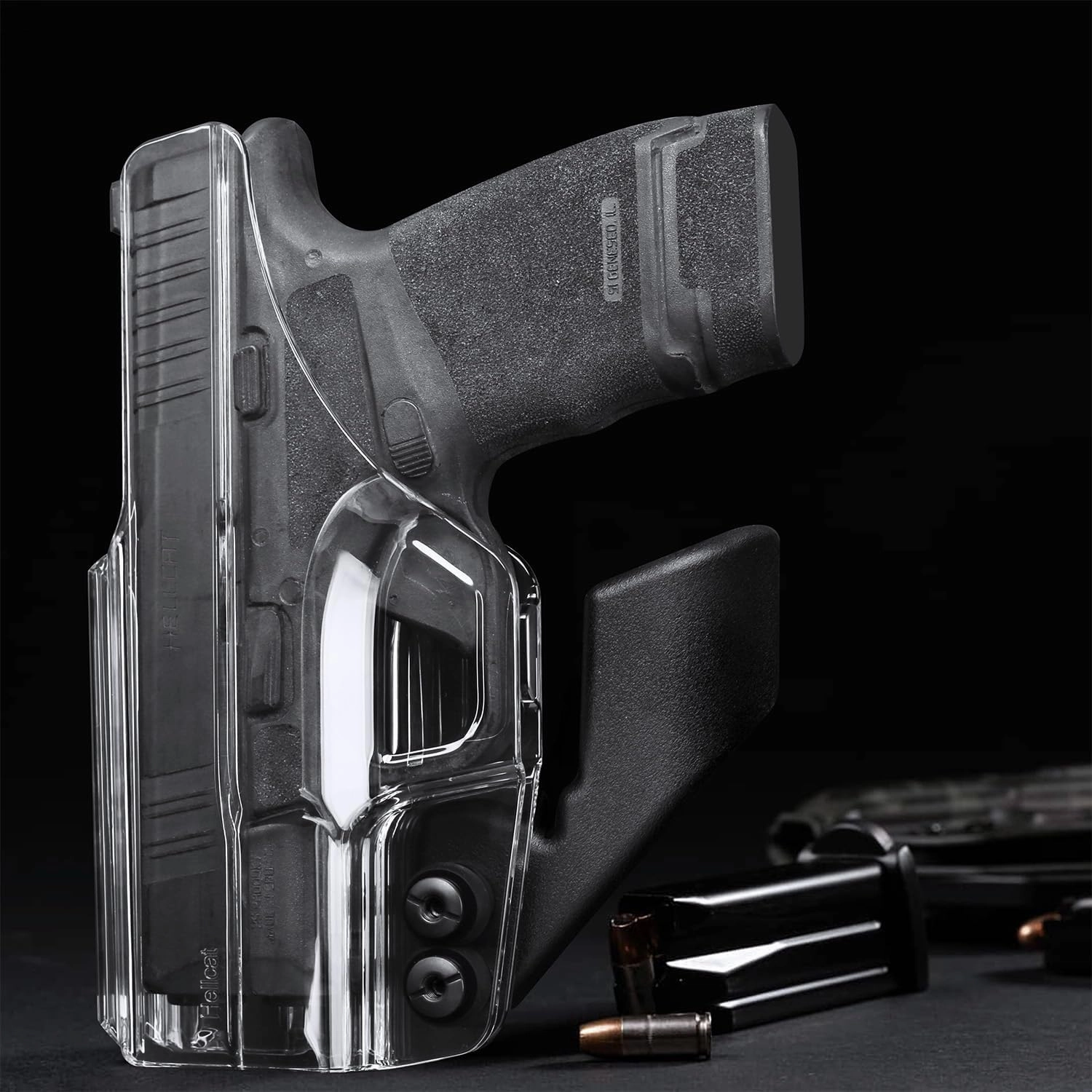 Springfield Armory Hellcat IWB Appendix KYDEX Holster - Adj. Cant & Retention, Right/Left Hand Optional