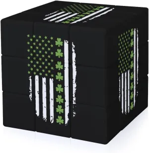 St Patrick is Day Irish America Iris Funny 3x3x3 Cube Smooth Lightweight Puzzle for Adult Graphic Printing Travel