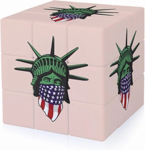 Statue of Liberty U.S. Funny 3x3x3 Cube Smooth Lightweight Puzzle for Adult Graphic Printing Travel
