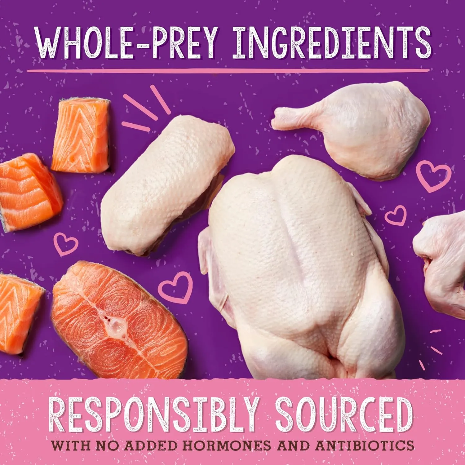 Stella & Chewy's Stella's Solutions Skin & Coat Boost Cage-Free Duck & Wild-Caught Salmon Dinner Morsels Freeze-Dried Raw Cat Food, 7.5 oz.