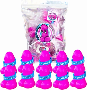 StickyDick - Sticky Toys - Novelty Sticky Toy & Fidget Sensory Toy - Sticks to Wall, Ceiling, Glass, Computers, Car - Fun Party Favors - 10-Pack STICKYDICK.COM a USA Company