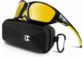 suoso Sports Polarized Sunglasses for Men: Womens UV400 Protection Sun Glasses Wrap Around Goggles for Fishing Driving TR90