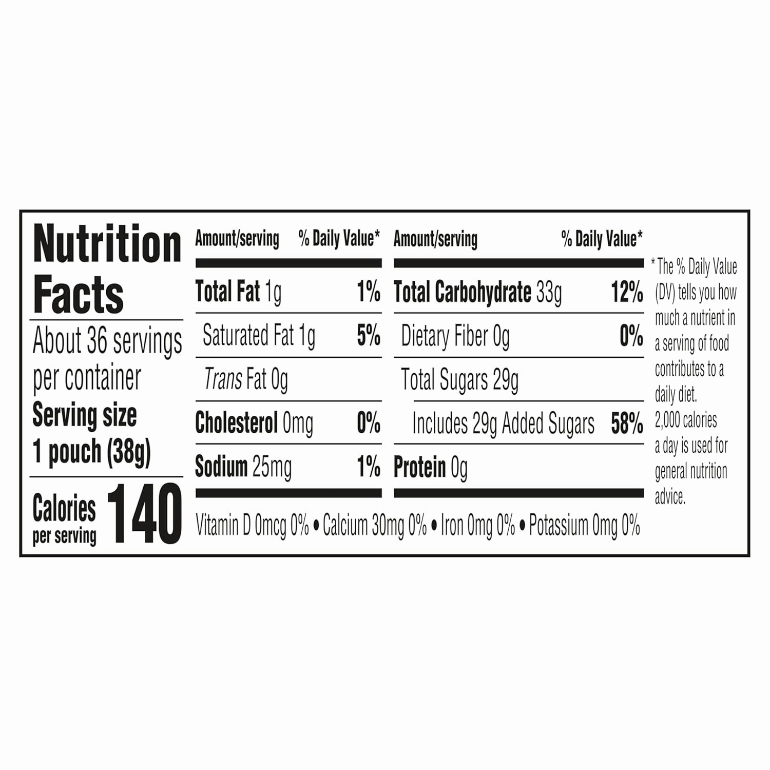 SweeTARTS Giant Chewy Candy, Sweet and Tart, 1.35 oz, 36 count