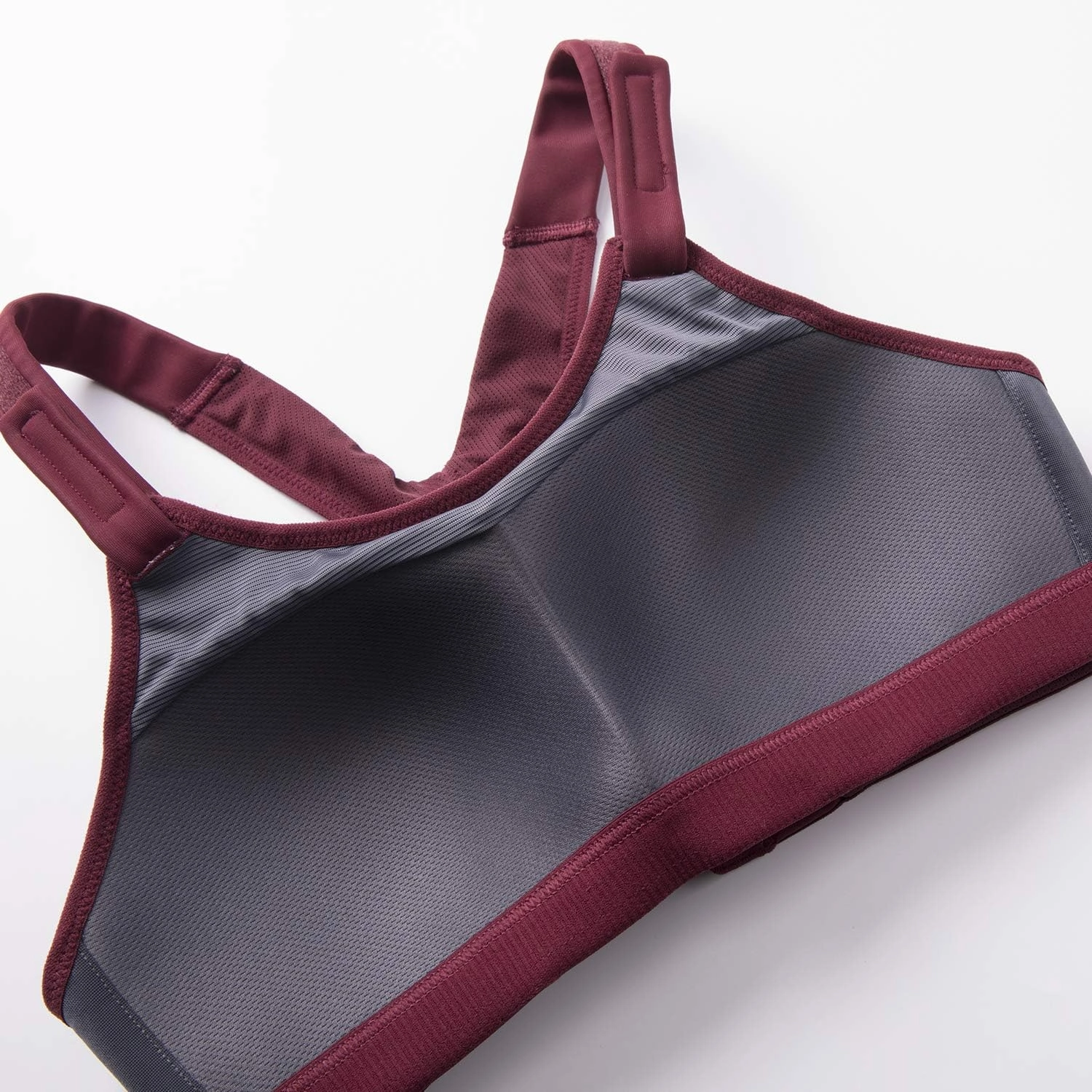 SYROKAN Women's Sports Bra High Impact Front Adjustable Support Lightly Padded Wireless Racerback Workout Running