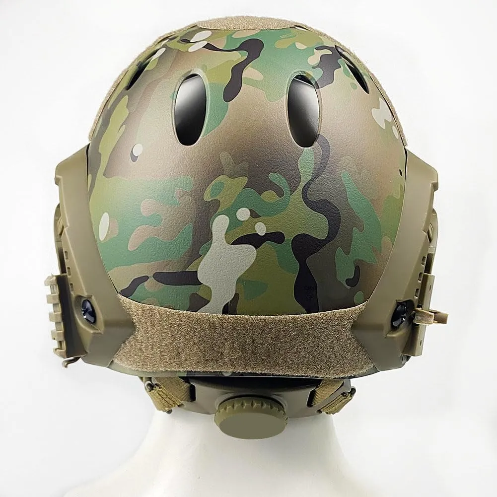 Tactical Airsoft Adjustable Fast Protective Helmet PJ NVG Mount for Tactical Airsoft Paintball