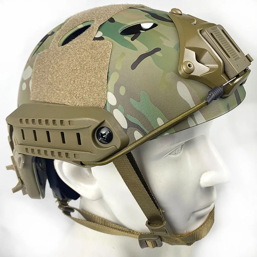 Tactical Airsoft Adjustable Fast Protective Helmet PJ NVG Mount for Tactical Airsoft Paintball