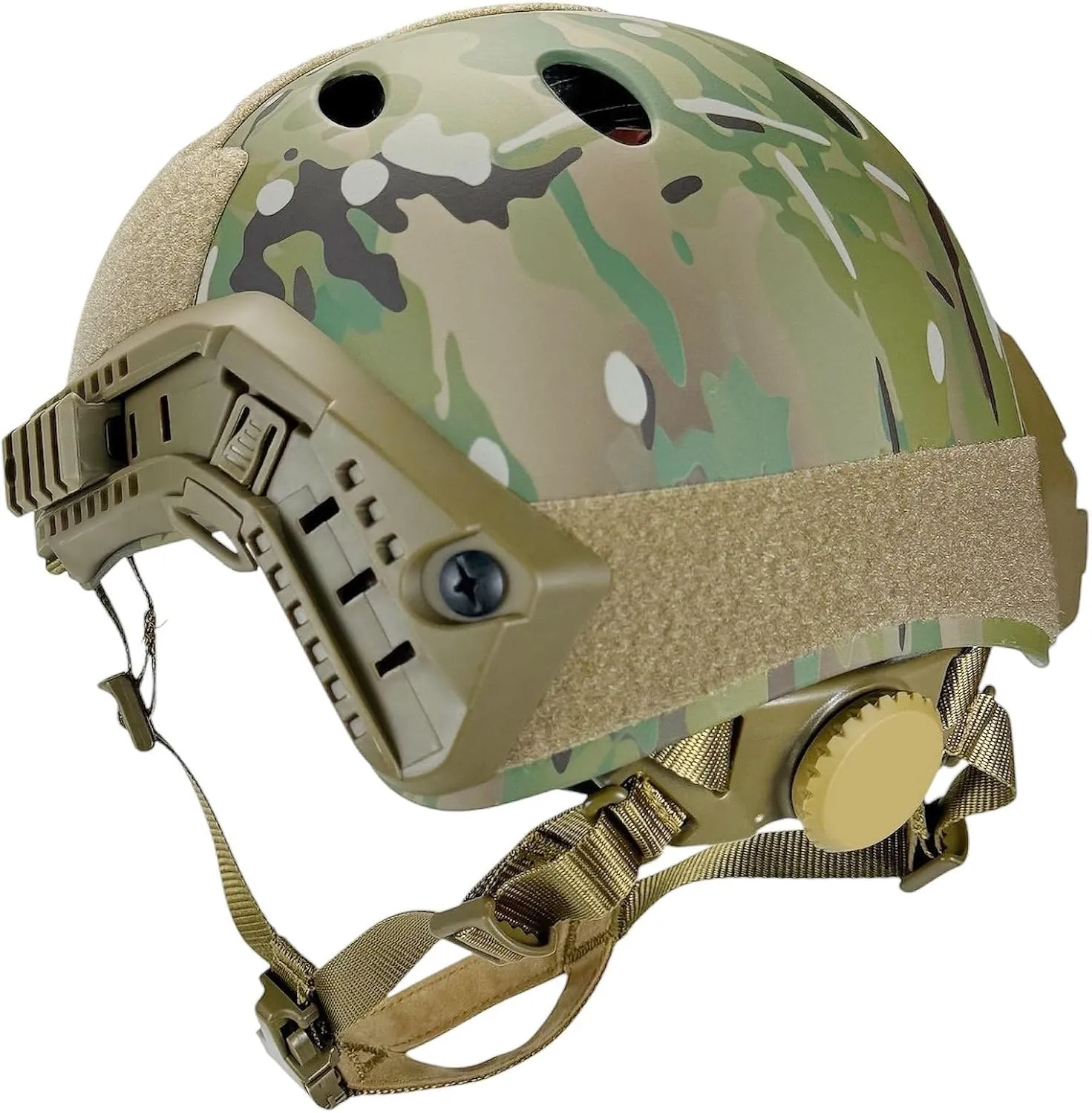 Tactical Airsoft Adjustable Fast Protective Helmet PJ NVG Mount for Tactical Airsoft Paintball