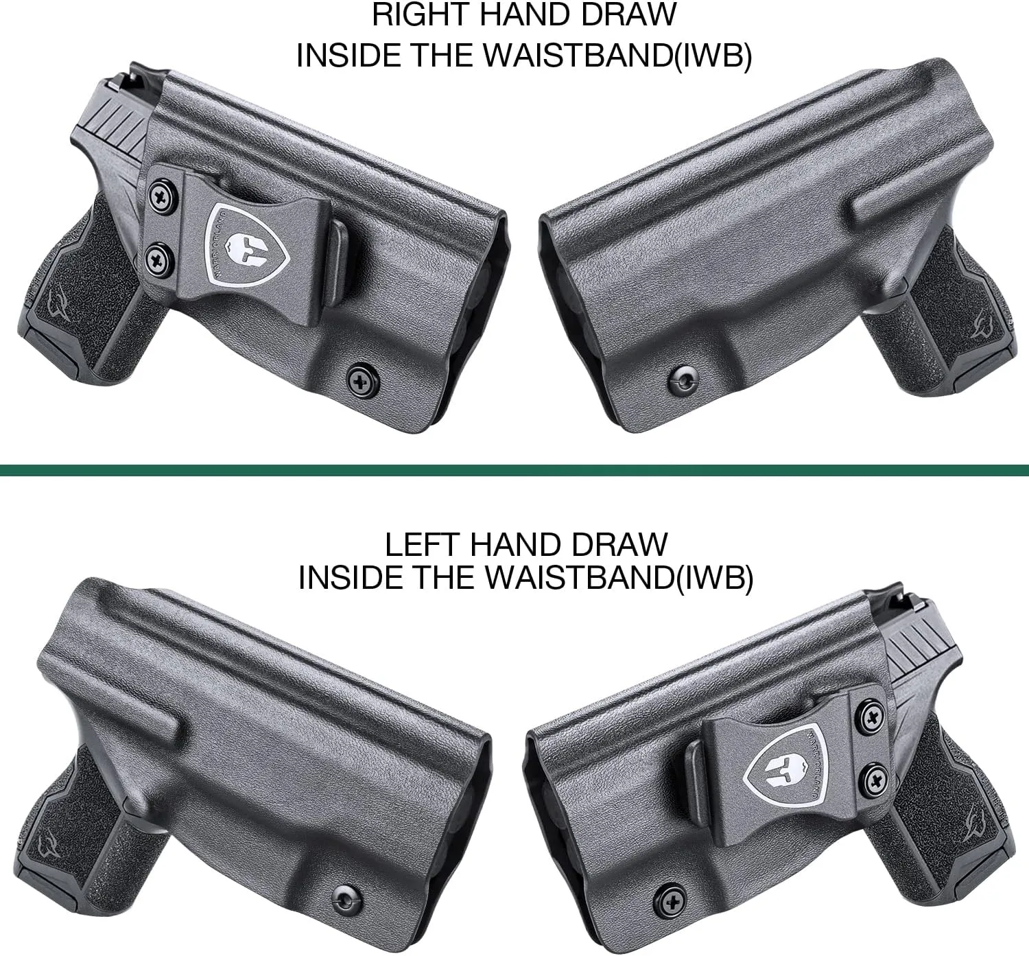 Taurus GX4 Holster, IWB Kydex Holster Tailored Fit: Taurus GX4 Pistol, Inside Waistband Concealed Carry Holster for Men/Women, Adj. Cant & Posi-Click Retention, Right Hand/Left Hand Optional
