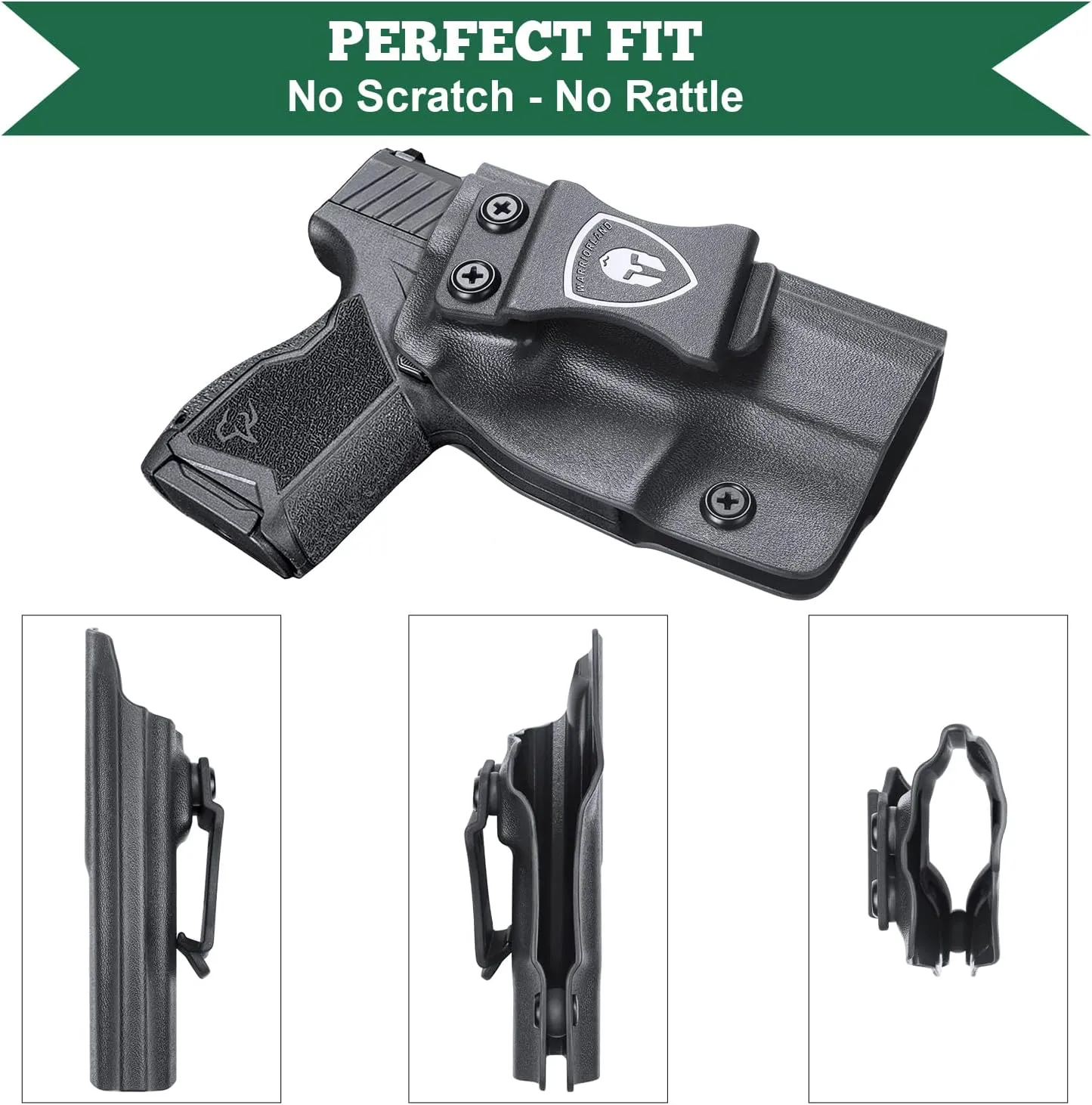 Taurus GX4 Holster, IWB Kydex Holster Tailored Fit: Taurus GX4 Pistol, Inside Waistband Concealed Carry Holster for Men/Women, Adj. Cant & Posi-Click Retention, Right Hand/Left Hand Optional
