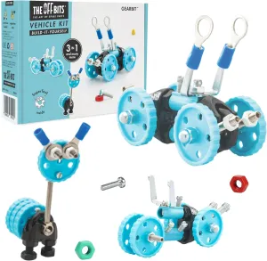The Off Bits Vehicle STEAM Building Set, Educational Gift Idea, Build Your Own Robot Toy for Kids Age 6 7 8 9  Year Old Boys and Girls, Stem Toys Engineering Kit, Construction Toys Steam Gift