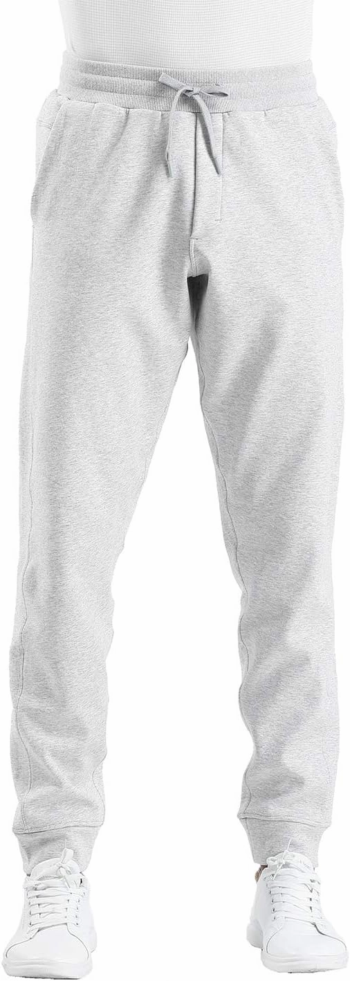 THE GYM PEOPLE Mens' Fleece Joggers Pants with Deep Pockets in Loose-fit Style