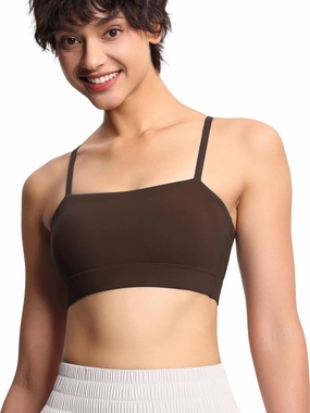 THE GYM PEOPLE Women's Adjustable Spaghetti Strap Sports Bras Wirefree Workout Tops with Removable Padded