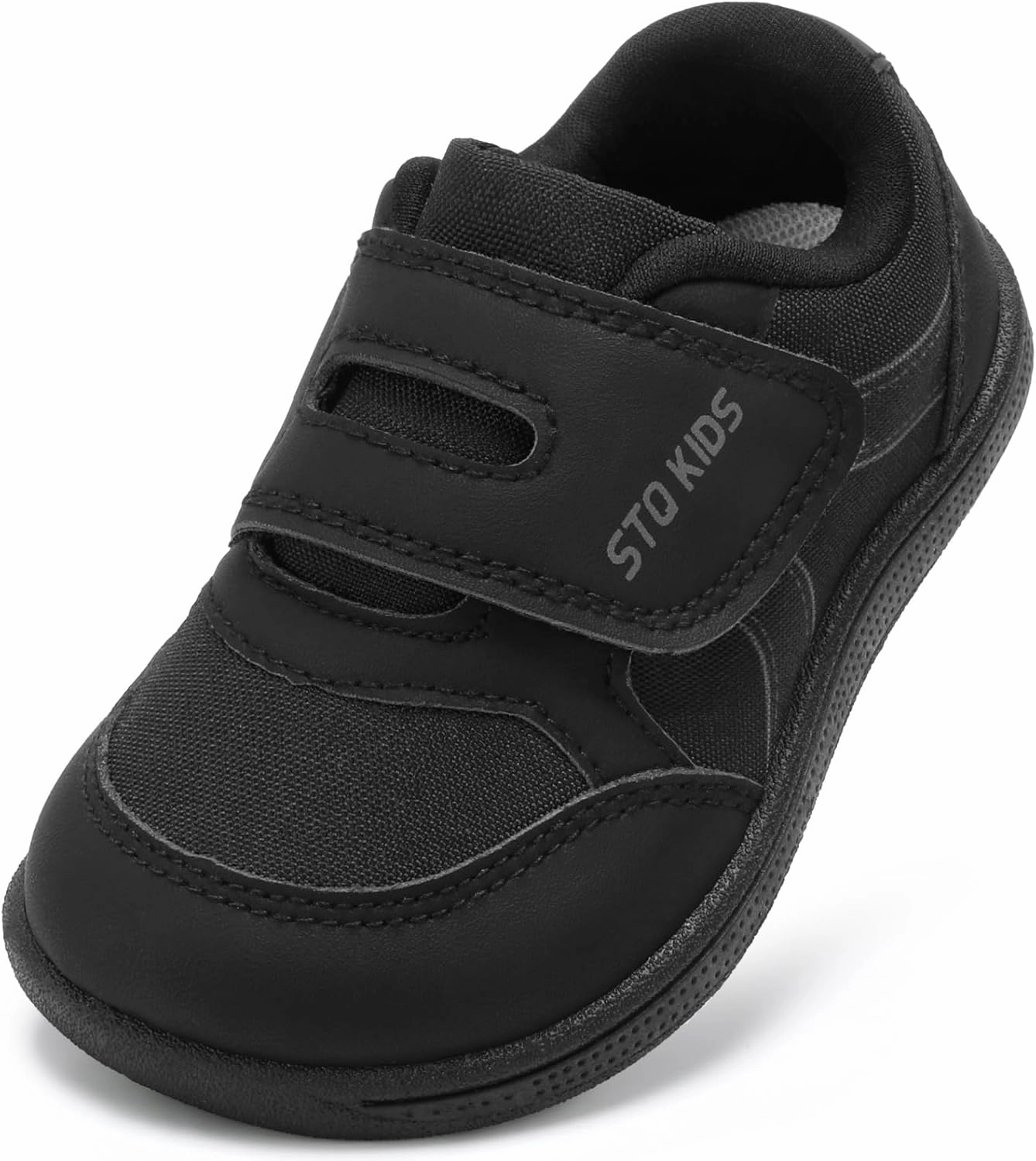 Toddler Wide Toe Box Barefoot Shoes Boys Girls Sneakers Kids Tennis Shoes Preschool Non Slip Lightweight Comfortable First Walking Shoes Running Outdoor Activities