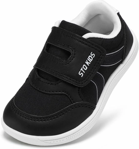 Toddler Wide Toe Box Barefoot Shoes Boys Girls Sneakers Kids Tennis Shoes Preschool Non Slip Lightweight Comfortable First Walking Shoes Running Outdoor Activities