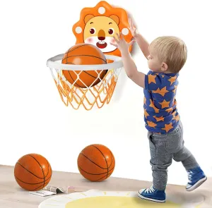 Toddlers Mini Basketball Hoop Indoor,Scoreboard Portable Design Adjustable Height,Christmas Birthday Baby Kids Boy Small Bath Basketball Hoop Gifts Toys for 1 2 3 4 5 Year Old