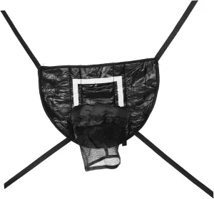 Trampoline Basketball Hoop Attachment Outdoor Indoor Trampoline Accessories Basketball Game Black