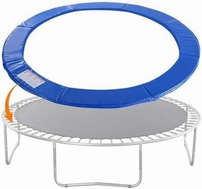 Trampoline Spring Cover, Waterproof Trampoline Replacement Safety Pad, Tear-Resistant Surround Spring Foam Cover for Round Frame, Trampoline Accessories Replacement (8 Feet)