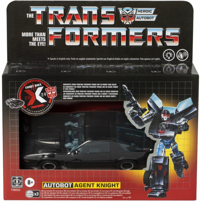 TRANSFORMERS COLLABORATIVE KNIGHT RIDER X TRANSFORMERS AUTOBOT AGENT KNIGHT AF