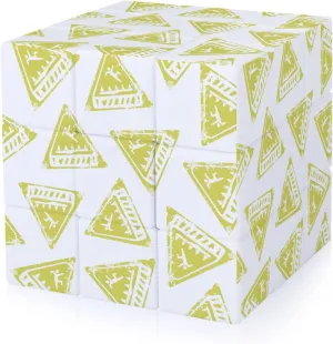 Trap Warning Funny 3x3x3 Cube Smooth Lightweight Puzzle for Adult Graphic Printing Travel