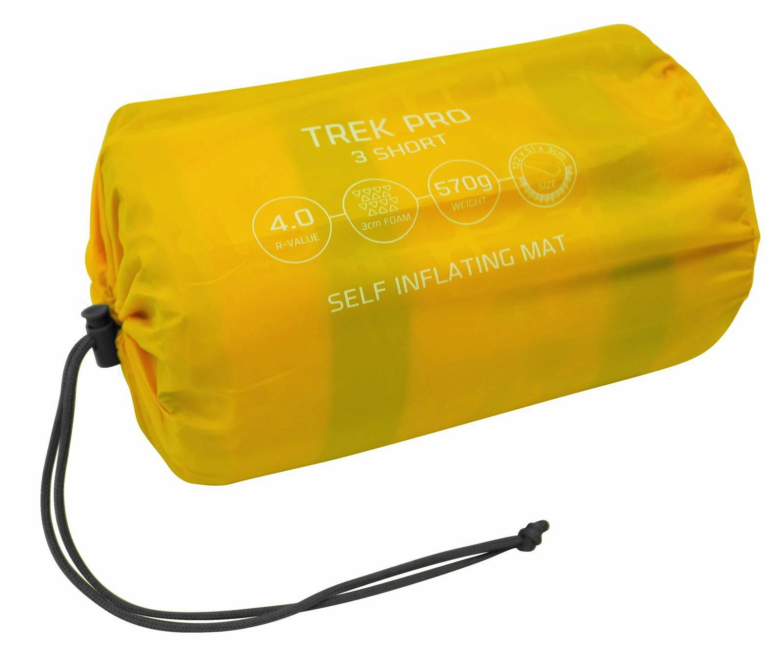 Trek Pro 3 Self-Inflating Mat Short: 122x3cm by Vango