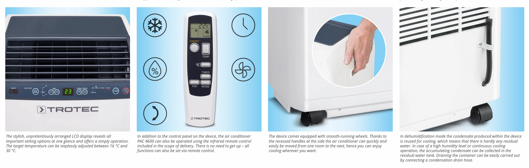 Trotec Pac Range of Air Conditioners| Eco Friendly R290 Natural Refrigerant