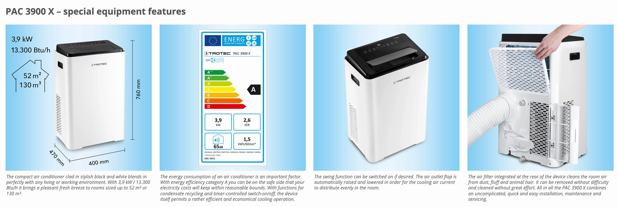 Trotec Pac Range of Air Conditioners| Eco Friendly R290 Natural Refrigerant