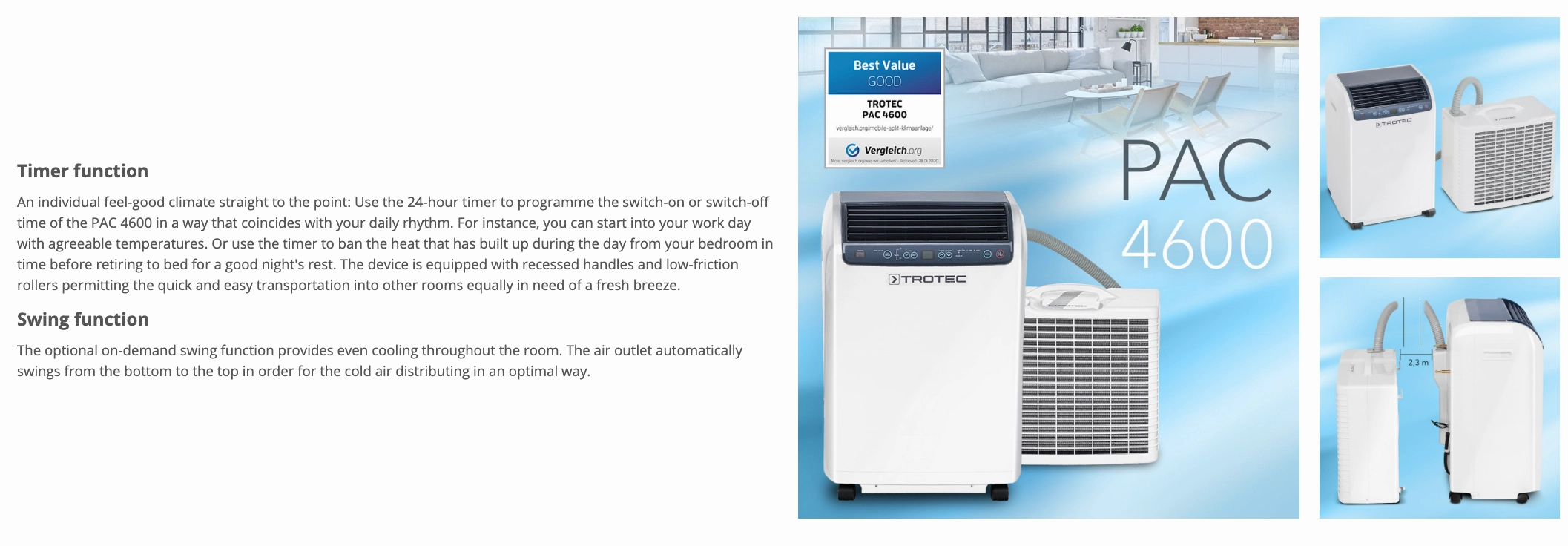 Trotec Pac Range of Air Conditioners| Eco Friendly R290 Natural Refrigerant